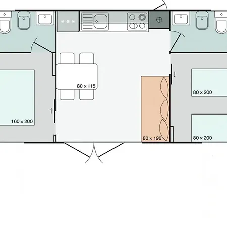 Tasha Premium Mobile With Terrace And Hot Tub Vikendica Orebic